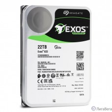 22TB Seagate Exos X22 (ST22000NM001E) {SATA 6Gb/s, 7200 rpm, 512mb buffer, 3.5″}