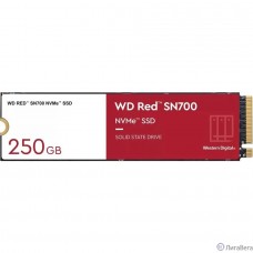 Твердотельный накопитель  250GB SSD WD RED SN700 NVMe M.2 PCI-E R3100Mb/s, W1600MB/s WDS250G1R0C