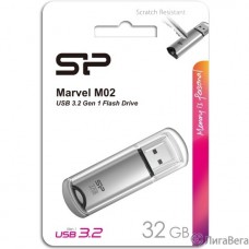 Silicon Power USB Drive 32GB Marvel M02, USB 3.0, Серебро