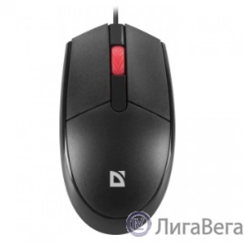 Defender Delta MM-523 { Проводная оптическая мышь,черн,3D,бесшумная,1,8м } [52523]