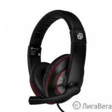 Oklick HS-L390G DRAGON черный/красный 1.8м мониторные оголовье (1100413)