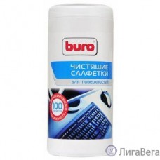 Туба с чистящими салфетками BURO BU-Tsurface, для поверхностей, 100шт.  [817441]