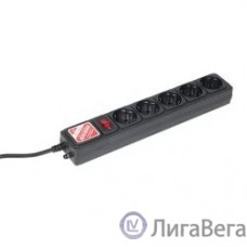 PowerCube Фильтр-удлинитель, 1.9м , 5 розеток (SPG-B-6), серый