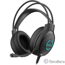 Наушники с микрофоном A4Tech Fstyler FH300U черный 2м мониторные USB оголовье (FH300U BLACK)