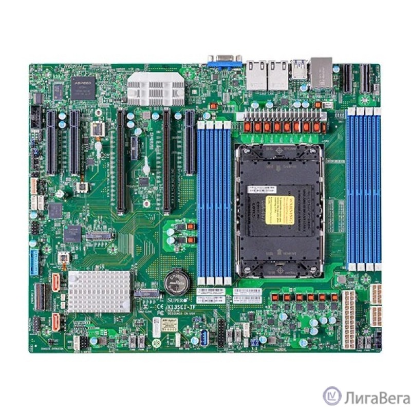 Supermicro MBD-X13SEI-TF-B 1xLGA-4677,Intel Xeon SP gen 4, Intel C741, 8x DDR5 4800/4400/4000 MHz. 2x10Gbe Base-T X550+1xMgmt LAN, 10xSATA3, 2xSATA-DOM, 4xUSB 3.2, 2xPCI-Ex16+3xPCI-E x8+2xMCIO x8, 2x Supermicro MBD-X13SEI-TF-B 1xLGA-4677,Intel Xeon SP gen 4, Intel C741, 8x DDR5 4800/4400/4000 MHz. 2x10Gbe Base-T X550+1xMgmt LAN, 10xSATA3, 2xSATA-DOM, 4xUSB 3.2, 2xPCI-Ex16+3xPCI-E x8+2xMCIO x8, 2x