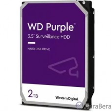 2TB WD Purple (WD23PURZ) {Serial ATA III, 5400- rpm, 256Mb, 3.5″}