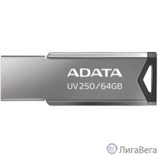 A-DATA Flash Drive 64GB UV250 AUV250-64G-RBK USB2.0 серебристый