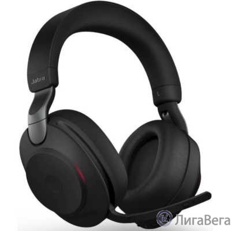 Jabra 28599-999-999 Evolve2 85, Link380a Stereo Black Беспроводная стерео гарнитура, MS, USB-A [28599-999-999]