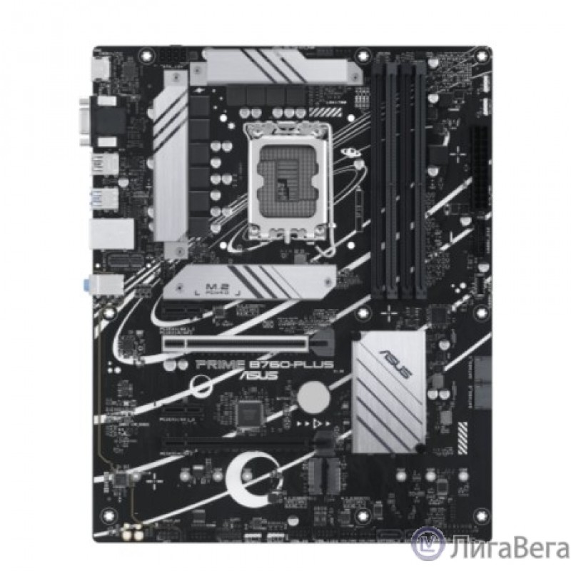 ASUS PRIME B760-PLUS (Socket 1700, ATX, 4xDDR5(192GB), DP/HDMI, 2xPCIe 4.0x16/1xPCIe 4.0, 1xLAN (2.5GbE), 4xSATA 6Gb/s, 2xM.2, 2xUSB 3.2, 4xUSB 2.0, 1xPS/2)
