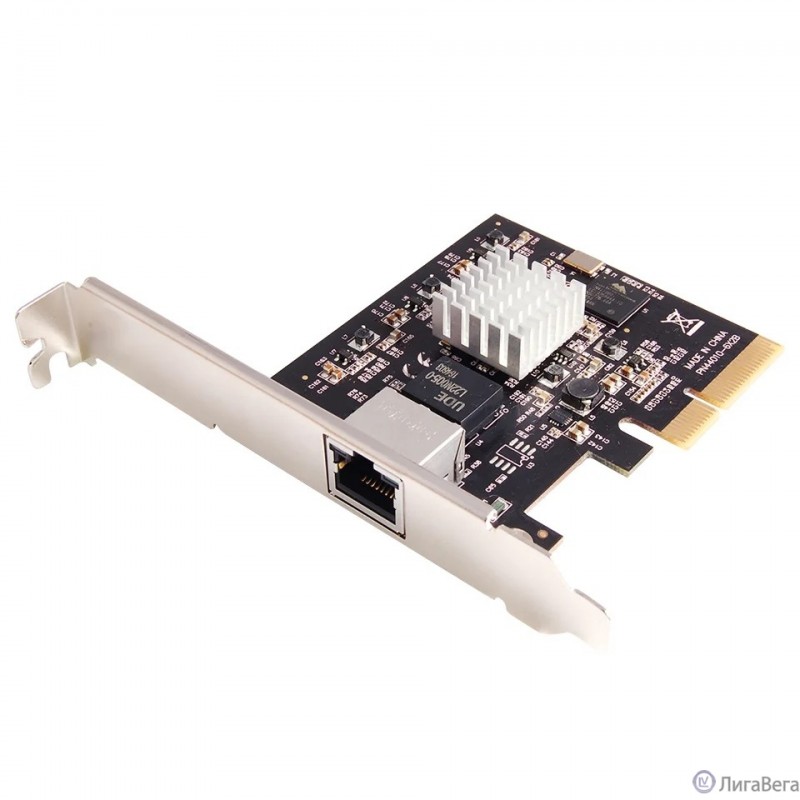 Network adapter ST-Lab, PCI-E x4, N-480 (Tehuti TN4010, 100/1000/2500/5000/10000, 1xRJ-45) Ret Network adapter ST-Lab, PCI-E x4, N-480 (Tehuti TN4010, 100/1000/2500/5000/10000, 1xRJ-45) Ret
