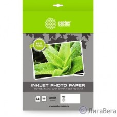Фотобумага Cactus CS-GA4180100ED A4/180г/м2/100л./белый глянцевое для струйной печати