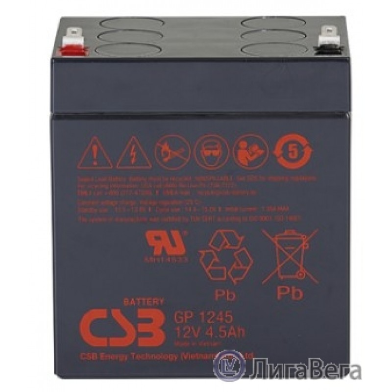 CSB Батарея GP1245 (12V 4,5Ah) 