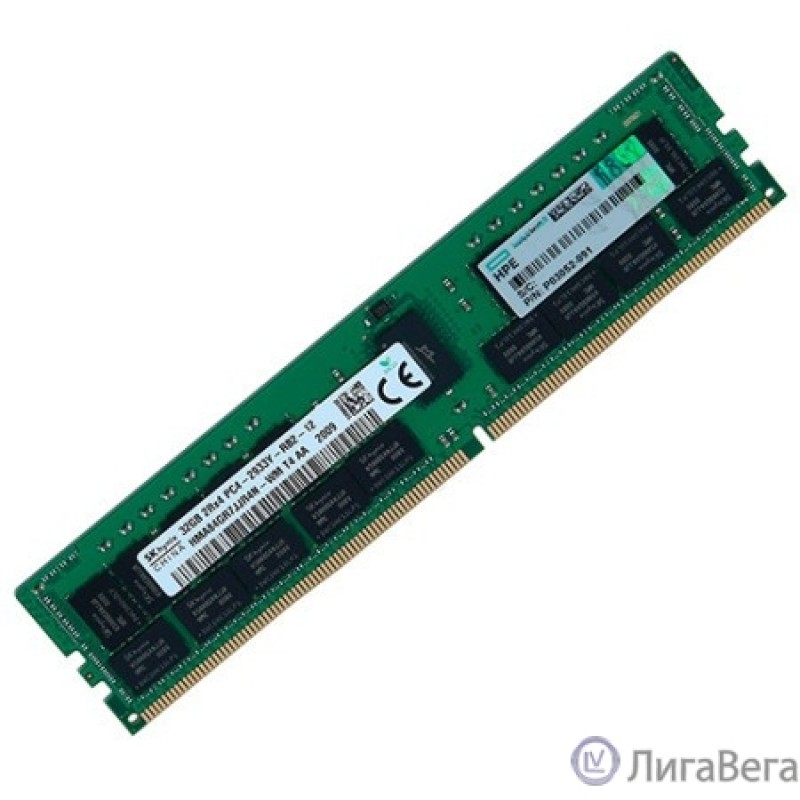 Hp P06189-001 Оперативная память HPE 32GB (1x32GB) 2Rx4 DDR4-2933 CAS-21-21-21 Reg Smart Memory Kit [P06189-001]