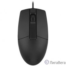Мышь проводная A4Tech OP-335S black (USB, оптическая, 1200dpi, 3but, silent) (OP-335S)