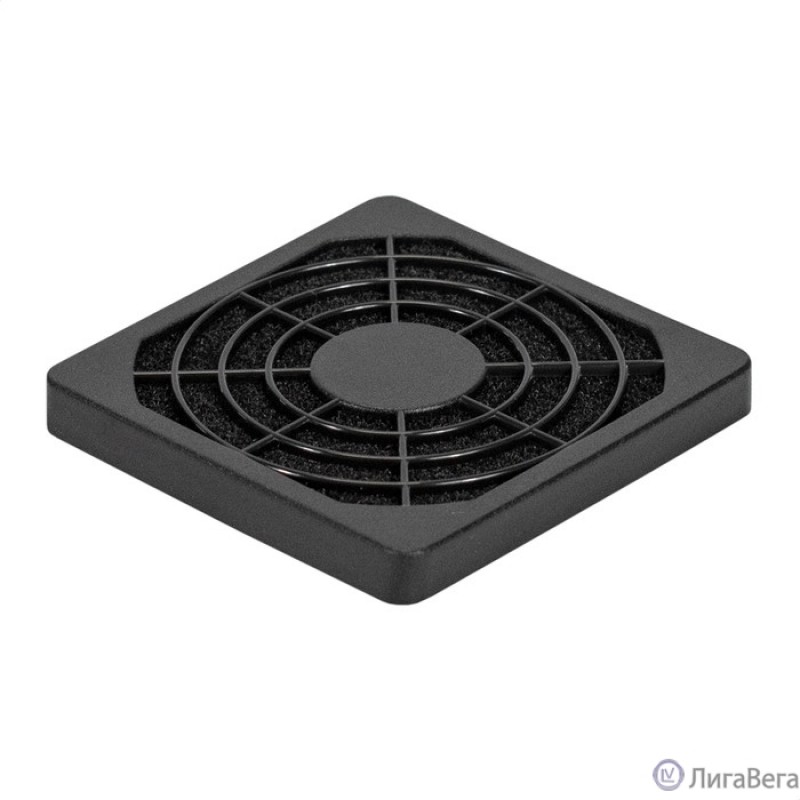 Exegate EX295252RUS Решетка для вентилятора с фильтром 60х60 ExeGate EG-060PSFB (60x60 мм, пластиковая, квадратная, с пылевым фильтром, черная)