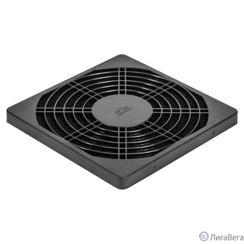 Exegate EX295256RUS Решетка для вентилятора с фильтром 120х120 ExeGate EG-120PSFB (120x120 мм, пластиковая, квадратная, с пылевым фильтром, черная)