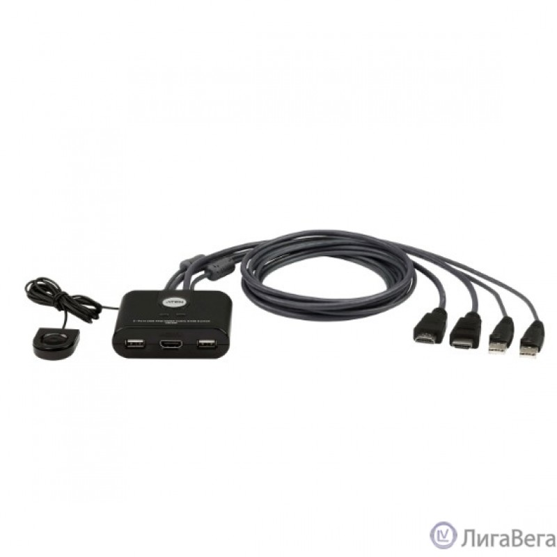Переключатель/ 2-Port USB FHD HDMI Cable KVM Switch (CS22HF/CS22HF-AT)