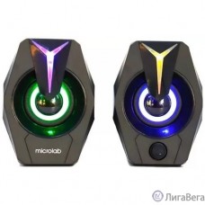 MICROLAB B26 черный {3 Вт x2, Гармонические искажения: < 0,5% (1 Вт 1 кГц), Частотная характеристика: 120 Гц - 20 кГц, Отношение сигнал/шум: > 65 дБ}
