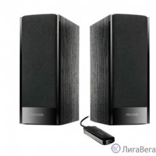 MICROLAB B56 черный {3 Вт, Распределение: 1,5 Вт x 2 RMS, Гармонические искажения: 10 %, 1 Вт на 1 кГц, Диапазон частот: 100 Гц - 18 кГц, Отношение сигнал/шум: > 70 дБ}