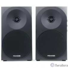 MICROLAB B70BT черный {20 Вт RMS, Распределение мощности 10 Вт х 2, Частотный диапазон 40 Гц – 20 кГц, Нелинейные искажения < 0,5% (1 Вт 1 кГц), Соотношение сигнал/шум > 75 дБ}