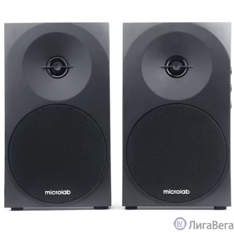 MICROLAB B70BT черный {20 Вт RMS, Распределение мощности 10 Вт х 2, Частотный диапазон 40 Гц – 20 кГц, Нелинейные искажения < 0,5% (1 Вт 1 кГц), Соотношение сигнал/шум > 75 дБ}