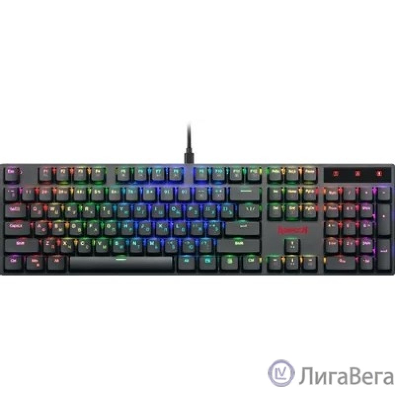 Redragon Механическая клавиатура Apas RGB, тонкая,104 клавиши [78118]