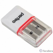 Perfeo Card Reader Micro SD, (PF-VI-R008 White) белый (PF_5056)