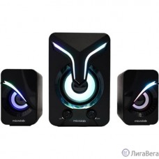 MICROLAB U270 Phenix черный {5 Вт + 3 Вт x2, Гармонические искажения: < 0,5% (1 Вт 1 кГц), Частотная характеристика: 20 Гц - 20 кГц, Чувствительность: 1000 мВ, Соотношение сигнал/шум: > 85 дБ, Раздел}